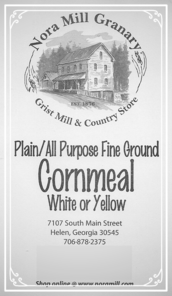 Nora Mill Plain All Purpose Fine Ground Cornmeal