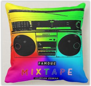 The Most Famous MixTape Pillow 16"x16"