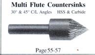 Multi Flute Countersinks