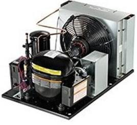 refrigeration condenser unit and compressor
