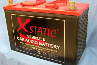 Model X4000 car audio battery lithium