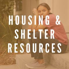 Resources: Housing & Shelter Resources