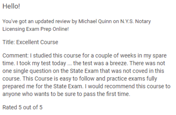 NY Notary Public Exam Prep Classes