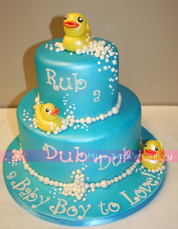 baby shower duck cakes