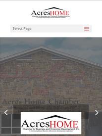 Acres Home Chamber for Business & Economic Development image of website homepage