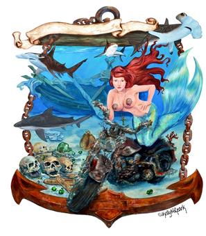 Buy Conch Republic Mermaid by Kelly Reark on Etsy