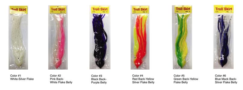 Squid Skirts & Hoochies - 6 - 2-Pack — Mack's Lure Tackle