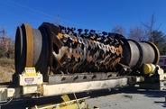 Astec Double Barrel with Frame 200HP Motor with Rex Reducer 8' Wide x 36' Long Frame is 48' Long Total Brenco Railroad Bearings Flights Still inside drum Outershell off but with unit Inlet Breach with unit Misc Chutes with unit