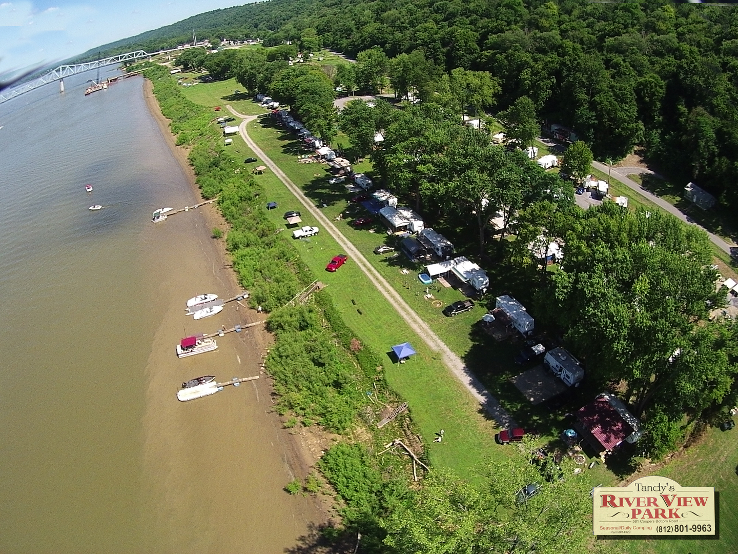 Image result for Camping on the Ohio River