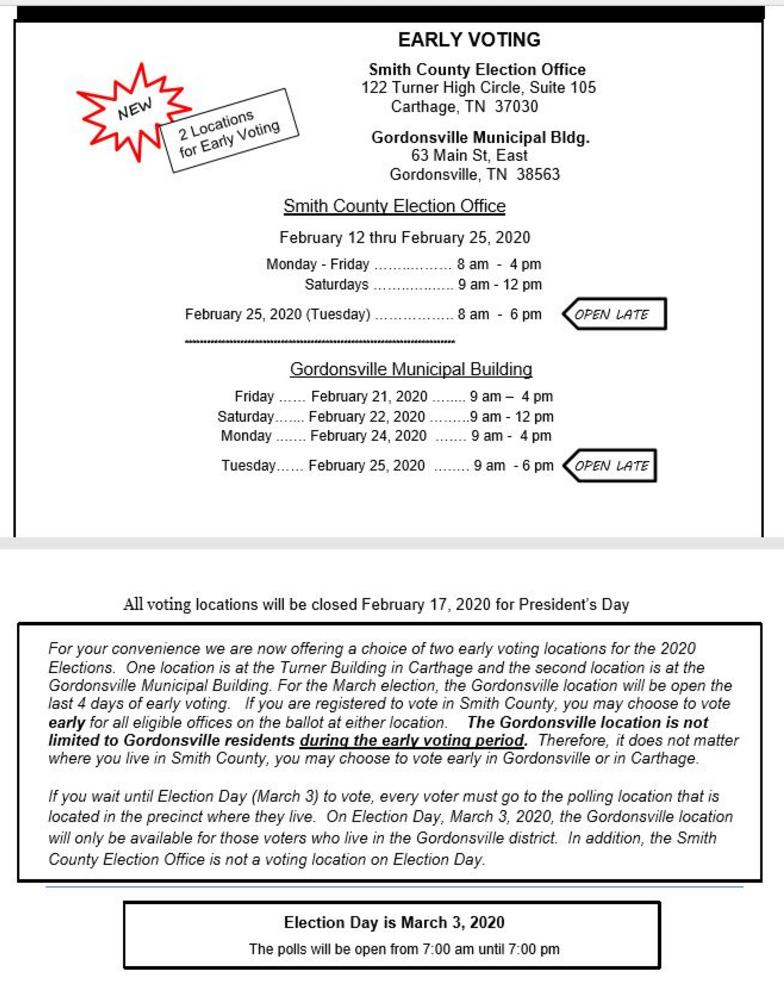 Gordonsville, Tennessee (Official site)