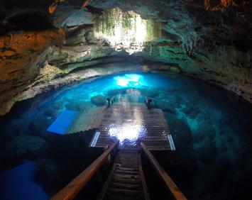 Devils Den Cave in Williston, FL. When I was growing up this was