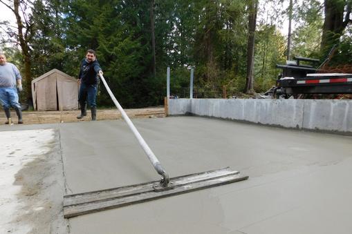 POUR CONCRETE SLAB SERVICE