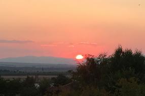 Hilltop Villa Sunset