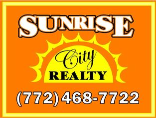 Sunrise City Realty Logo - Phone number 772.468.7722