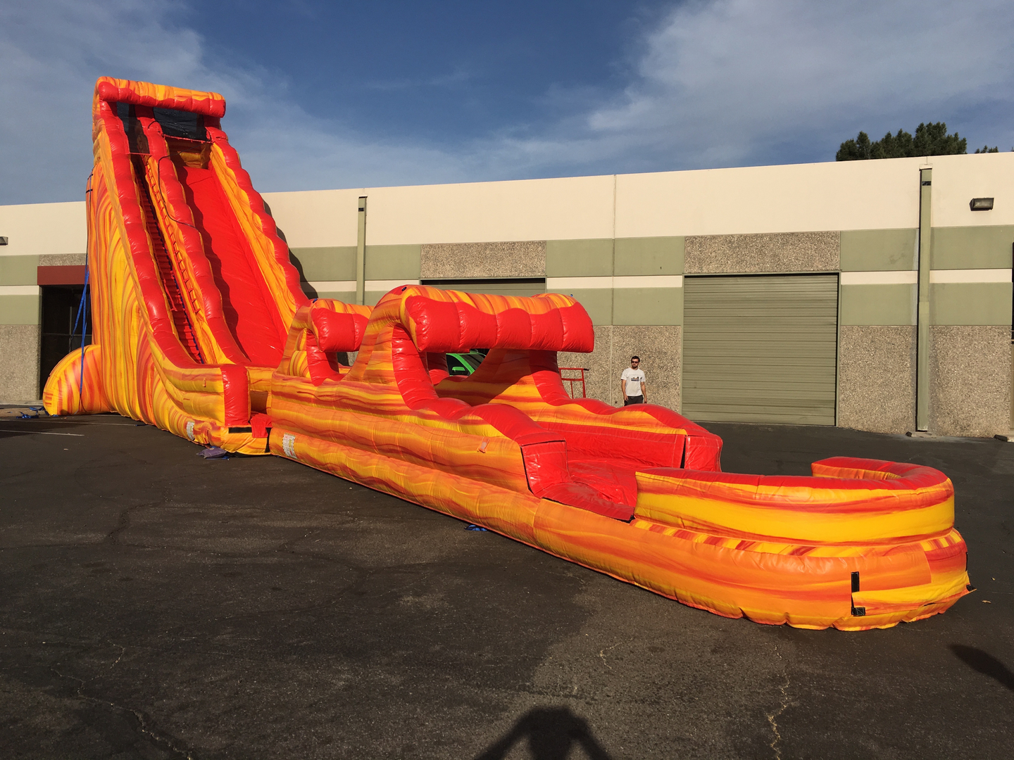 orange water slides
