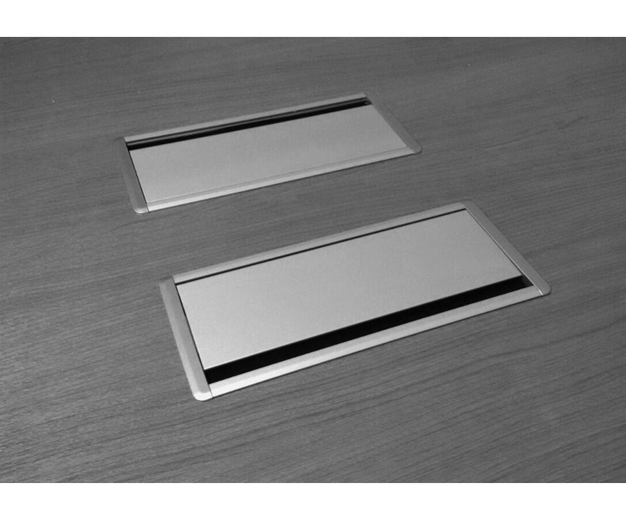 Tapa Pasacables Aluminio – Alliani Amoblamientos