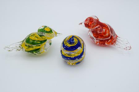 Glass Rubber Ducky with Ashes - Memorial Glass & Jewelry