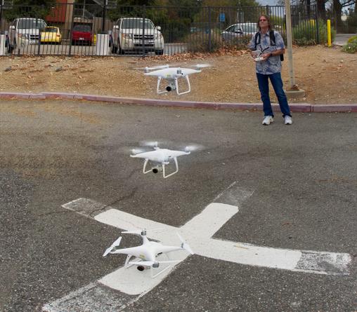 Photograph of Drone Flying