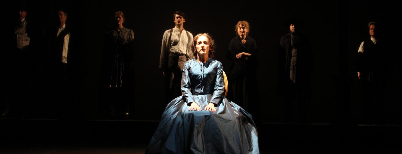 Aedin Moloney, George Eliot in A Most Dangerous Woman, Cast, World Premiere at Shakespeare Theatre of New Jersey, Directed by Richard Maltby, Bonnie Monte, Cathy Tempelsman