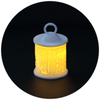 Small Round Lamp Ornament