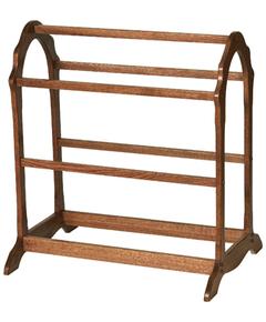 Quilt Rack With Shelf, Amish Handcrafted