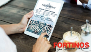 Fortinos Firewood Bag Advertisement on tablet
