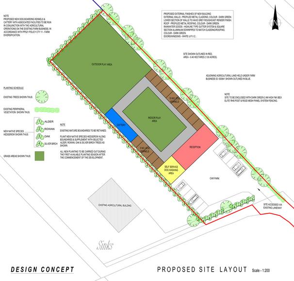 Design Concept for Planning Application, Ballymena