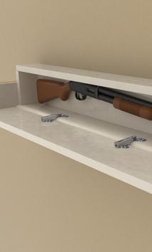 Diy Secret Floating Shelf Gun Safe