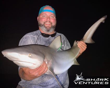 Tiger Shark Fishing at Night