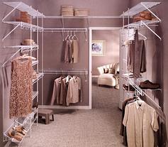 Wire Shelving bedroom closet