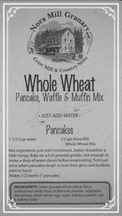 Nora Mill Whole Wheat Waffles Pancakes Muffins
