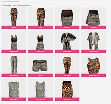 All Clothing Options in Laura Davis Art Studio Etsy Store