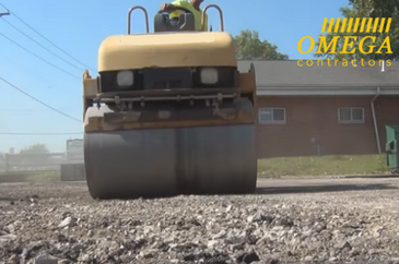 Residential Grading at highway side shop near Los Angeles