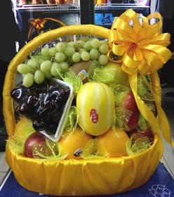 Giỏ hoa quả, lẵng hoa quả đẹp, hoa quả nhập khẩu đi biếu tại hà nội