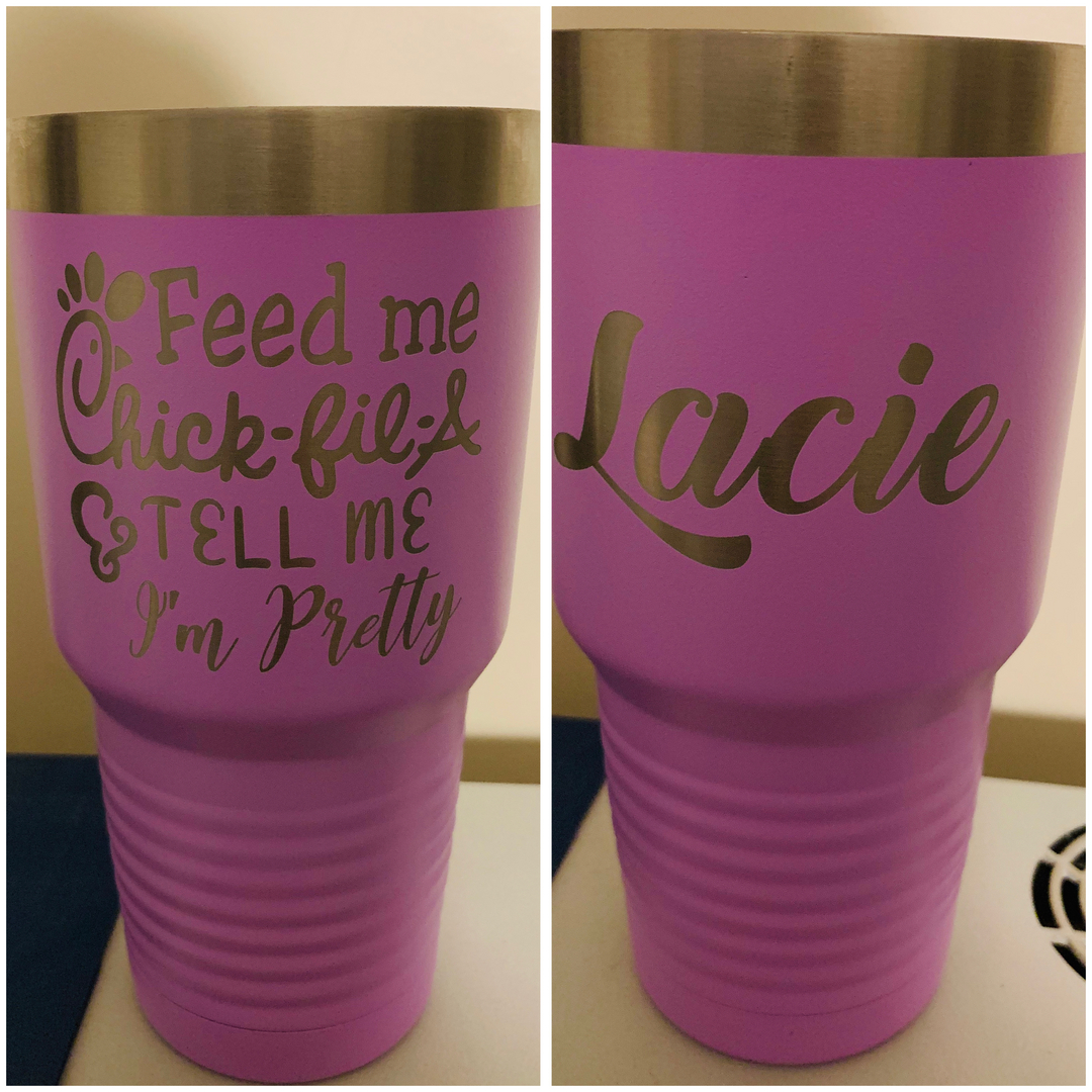 Omega Psi Phi Yeti Custom Engraved Tumbler 30oz