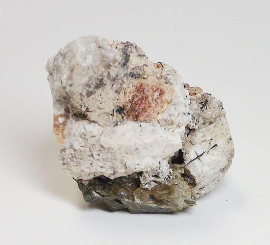 Eudialyte & Analcime crystals - Poudrette quarry, Mont Saint-Hilaire, Québec, Canada