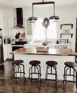 Farmhouse Kitchen Island, Brandon FL, Connell Homes