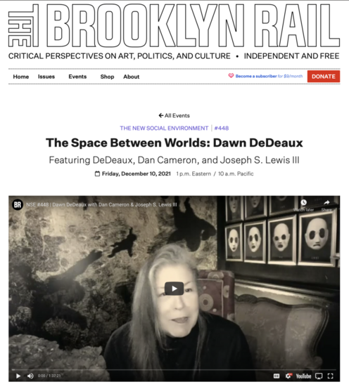 Dawn DeDeaux Brooklyn Rail New Orleans Museum Retrospective Artist New Orleans