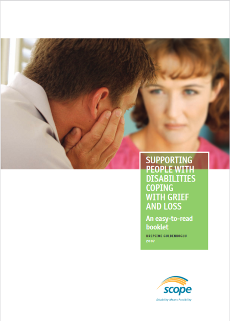 Link to Booklet Published by SCOPE - Australia: Supporting People with Disabilities Coping with Grief And Loss