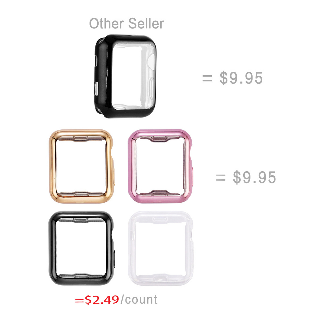 Tranesca 4 pack apple watch case