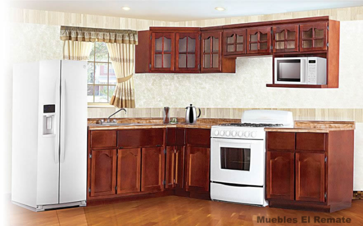 Cocina Integral modelo Ceci Color Caoba