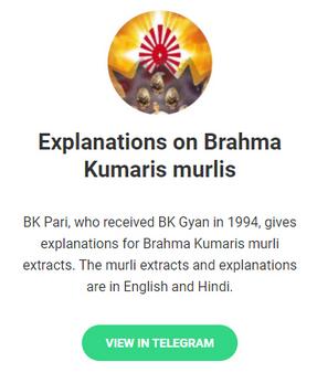 Brahma Kumaris murli extracts with explanations