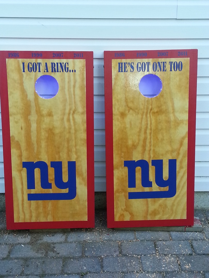 New York Giants/New York Yankees Corn Hole Set