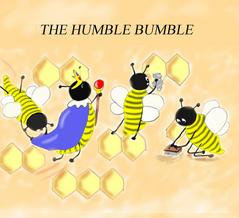 Queen Bee and Bees working. Illustration. Book Cover.