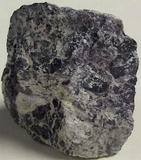 violet purple Chromian Clinochlore Kammererite, black Chromite,Unnamed Chromite prospect, Bare Hills, Baltimore County, Maryland