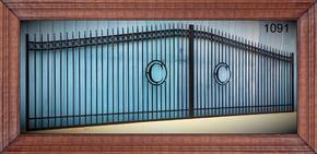 iron, steel, aluminum, driveway gate, fence, handrail