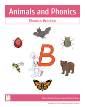 Preschool & K eBook series 'Animals and Phonics': Consonants, vowels and speech.