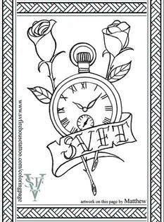 Coloring Pages - Firehouse Tattoo