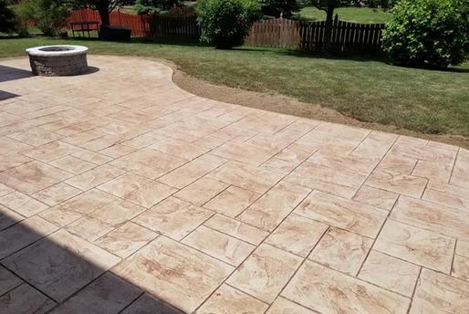 Excellent Stamped Concrete Patio Contractor and Pricing in Bellevue NE| Lincoln Handyman Services