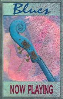 Blues Now Playing: Monoprint/Collagraph by Jack Pachuta